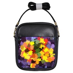 Mural Murals Graffiti Texture Girls Sling Bag