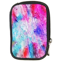 Background Art Abstract Watercolor Compact Camera Leather Case by Sapixe