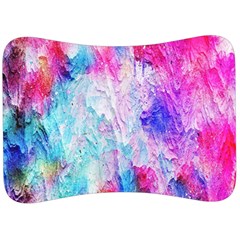 Background Art Abstract Watercolor Velour Seat Head Rest Cushion by Sapixe