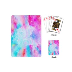 Background Drips Fluid Playing Cards (mini) by Sapixe