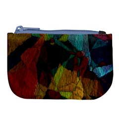 Background Color Template Abstract Large Coin Purse by Sapixe