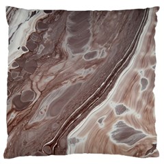 Mud Large Flano Cushion Case (one Side) by WILLBIRDWELL