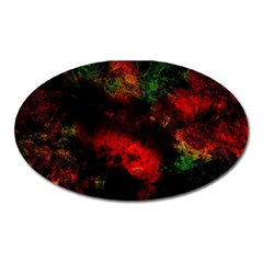 Background Art Abstract Watercolor Oval Magnet by Sapixe