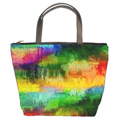 Pattern Texture Background Color Bucket Bag