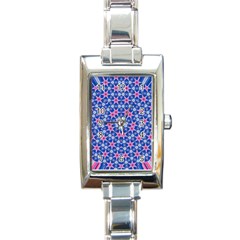 Digital Art Art Artwork Abstract Rectangle Italian Charm Watch by Sapixe