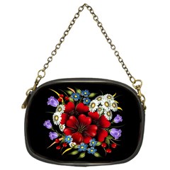 Flower Decoration Bouquet Of Flowers Chain Purse (one Side)