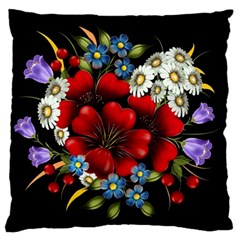 Flower Decoration Bouquet Of Flowers Standard Flano Cushion Case (one Side) by Sapixe