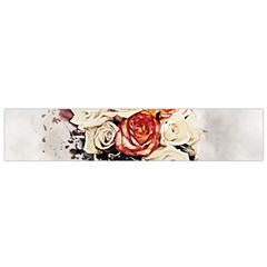 Flowers Background Wallpaper Art Small Flano Scarf