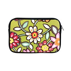 Flowers Fabrics Floral Design Apple Ipad Mini Zipper Cases by Sapixe