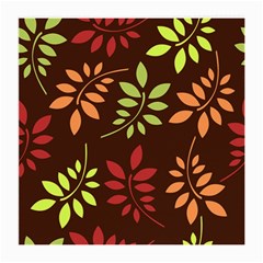 Leaves Foliage Pattern Design Medium Glasses Cloth (2-side) by Sapixe