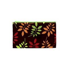 Leaves Foliage Pattern Design Cosmetic Bag (xs)