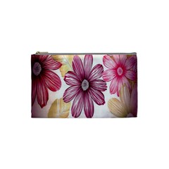 Print Fabric Pattern Texture Cosmetic Bag (small)