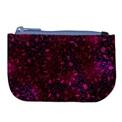 Retro Flower Pattern Design Batik Large Coin Purse by Sapixe