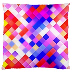 Squares Pattern Geometric Seamless Standard Flano Cushion Case (one Side)