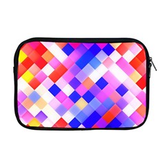 Squares Pattern Geometric Seamless Apple Macbook Pro 17  Zipper Case