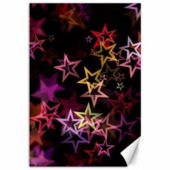 Stars Background Pattern Seamless Canvas 12  X 18  by Sapixe