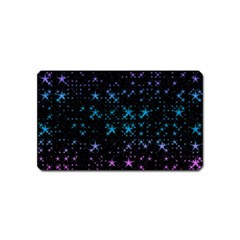 Stars Pattern Seamless Design Magnet (name Card)