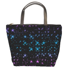 Stars Pattern Seamless Design Bucket Bag by Sapixe