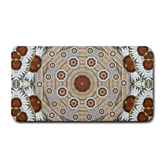 Flower Wreath In The Jungle Wood Forest Medium Bar Mats by pepitasart