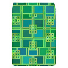 Green Abstract Geometric Removable Flap Cover (s) by Sapixe