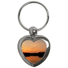 Sunset Nature Key Chains (heart)  by Sapixe