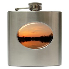 Sunset Nature Hip Flask (6 Oz)