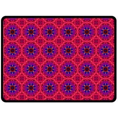 Retro Abstract Boho Unique Double Sided Fleece Blanket (large)  by Sapixe