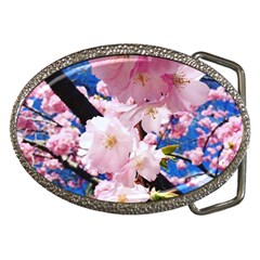 Flower Cherry Wood Tree Flowers Belt Buckles