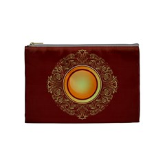 Badge Gilding Sun Red Oriental Cosmetic Bag (medium)