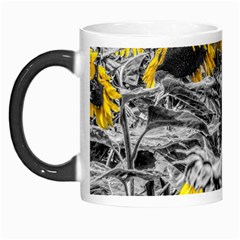 Sunflower Field Girasol Sunflower Morph Mugs by Sapixe