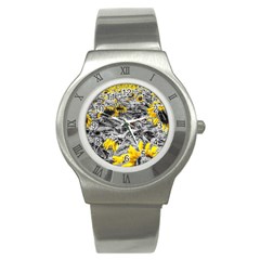 Sunflower Field Girasol Sunflower Stainless Steel Watch