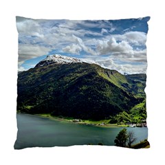 Panoramic Nature Mountain Water Standard Cushion Case (two Sides)
