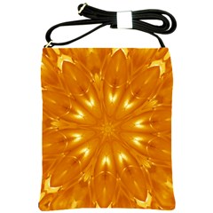 Kaleidoscopic Flower Shoulder Sling Bag by yoursparklingshop