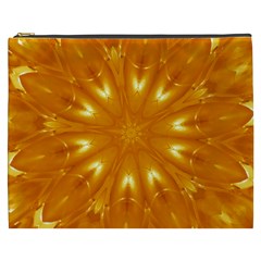 Kaleidoscopic Flower Cosmetic Bag (xxxl) by yoursparklingshop