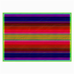 Fiesta Stripe Colorful Neon Background Large Glasses Cloth