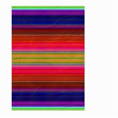 Fiesta Stripe Colorful Neon Background Large Garden Flag (Two Sides)