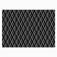B/w Abstract Pattern 2 Large Glasses Cloth (2-side) by JadehawksAnD