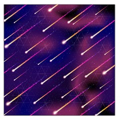 Meteor Shower 1 Large Satin Scarf (square) by JadehawksAnD