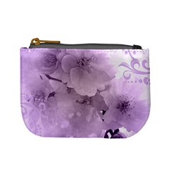 Wonderful Flowers In Soft Violet Colors Mini Coin Purse