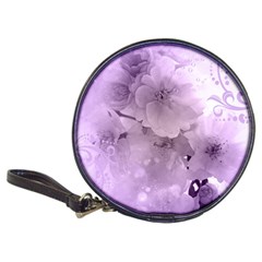 Wonderful Flowers In Soft Violet Colors Classic 20-CD Wallets