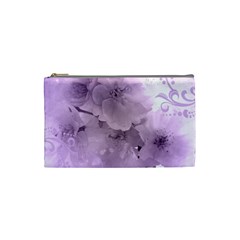 Wonderful Flowers In Soft Violet Colors Cosmetic Bag (Small)