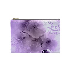 Wonderful Flowers In Soft Violet Colors Cosmetic Bag (Medium)