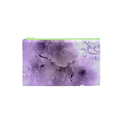 Wonderful Flowers In Soft Violet Colors Cosmetic Bag (XS)
