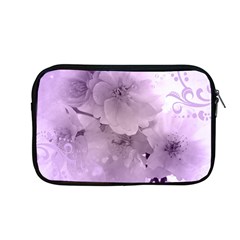 Wonderful Flowers In Soft Violet Colors Apple MacBook Pro 13  Zipper Case