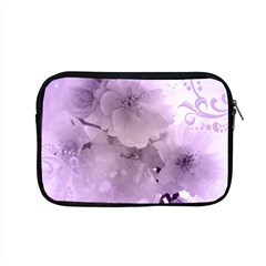 Wonderful Flowers In Soft Violet Colors Apple MacBook Pro 15  Zipper Case