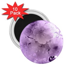 Wonderful Flowers In Soft Violet Colors 2.25  Magnets (10 pack) 