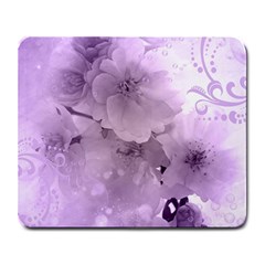 Wonderful Flowers In Soft Violet Colors Large Mousepads