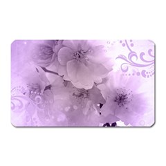Wonderful Flowers In Soft Violet Colors Magnet (Rectangular)