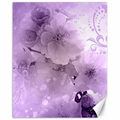 Wonderful Flowers In Soft Violet Colors Canvas 16  x 20 