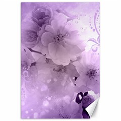 Wonderful Flowers In Soft Violet Colors Canvas 20  x 30 